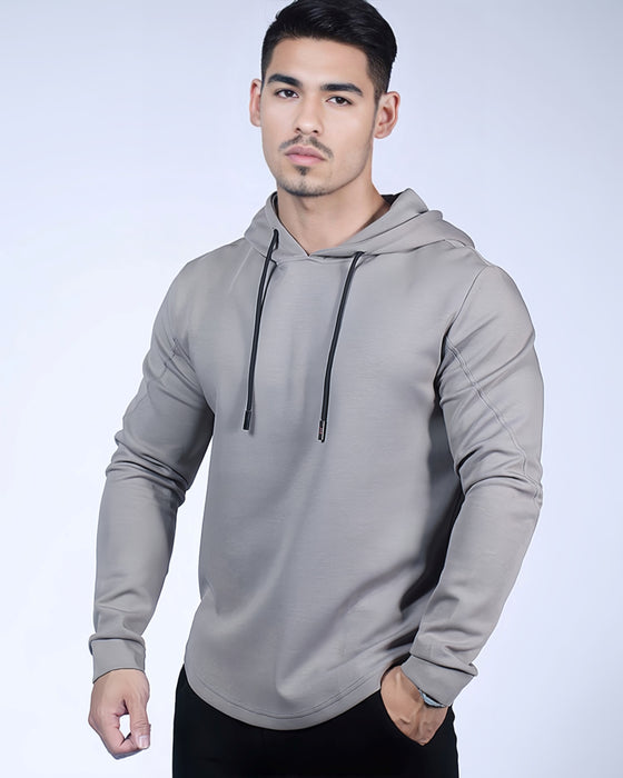 Kore Curve hem  Muscle fit  Hoodie Workout Heat Tech Gear