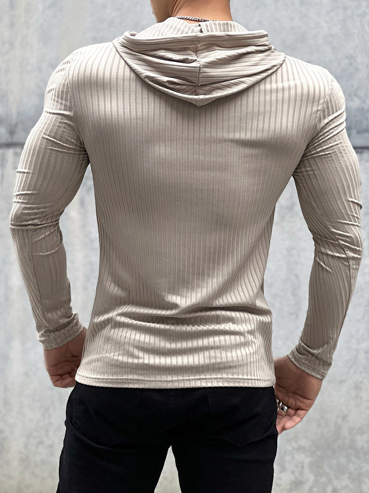 Stretch Rib Jersey Baselayer Hoodie New