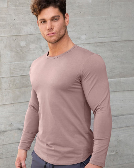 All Day Elite Curve-Hem Tee Long Sleeve