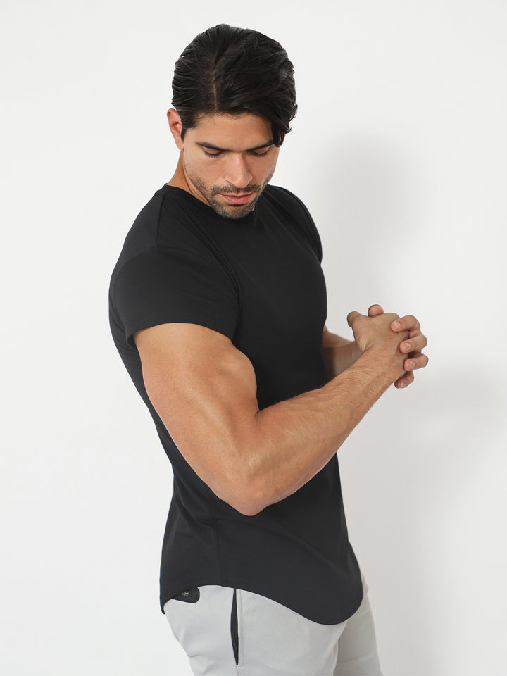 All Day Elite Cap Sleeve Muscle Fit Tee