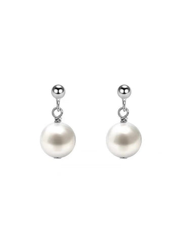 925 Sterling Silver Pearl Stud Earrings