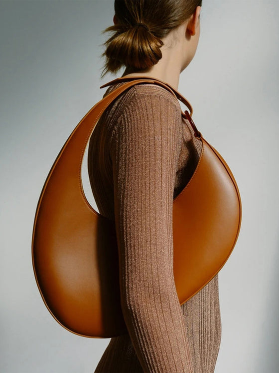 Versatile Half Moon Shoulder Bag