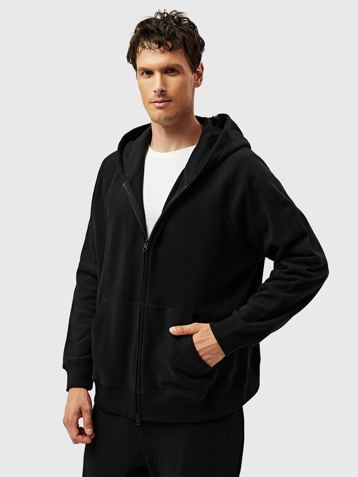 Terry Fleece Cloud Nine Oversized Zip Hoodie